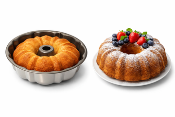 Non-Stick Bundt Cake Pan – Fluted Baking Mould
