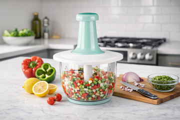 Manual Food Chopper – 1.5L Vegetable & Fruit Processor