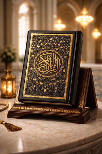 Holy Quran 14x10cm multicolour paper (Black edition)
