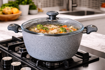 Granite Deep Pot – 28cm (Premium Edition)