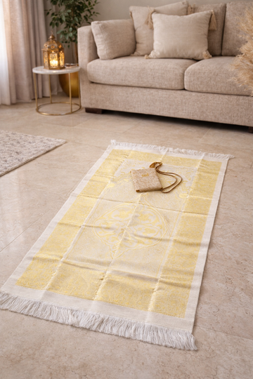 Noor Gift Set – Luxury Gold/Beige Prayer Collection (3 Piece Set)