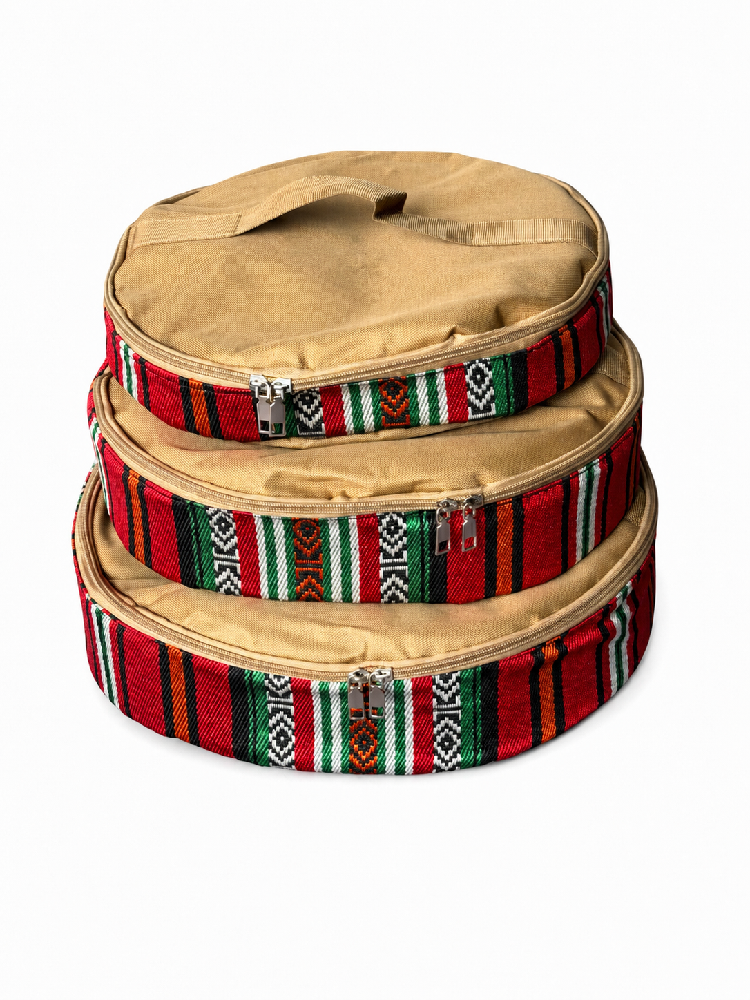 KANZ Majlis Round Thermal Bags – Heritage Set of three