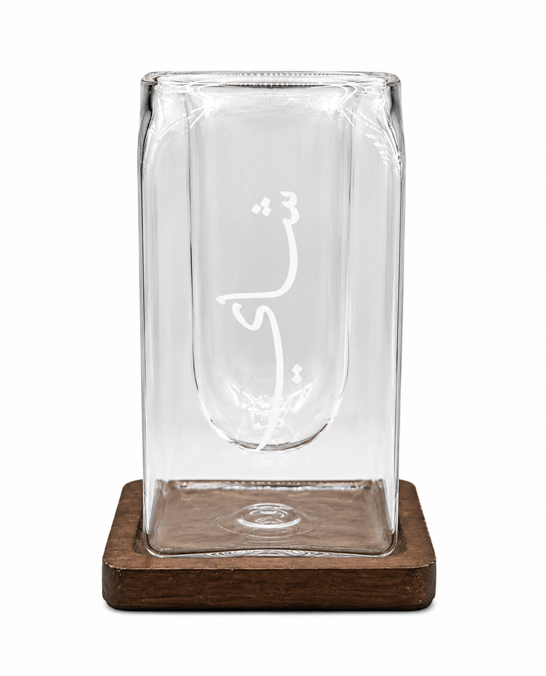 COMING SOON - pre-order July 2026 KANZ Double-Wall Tea Glass Set with Wooden Coasters – Set of 6