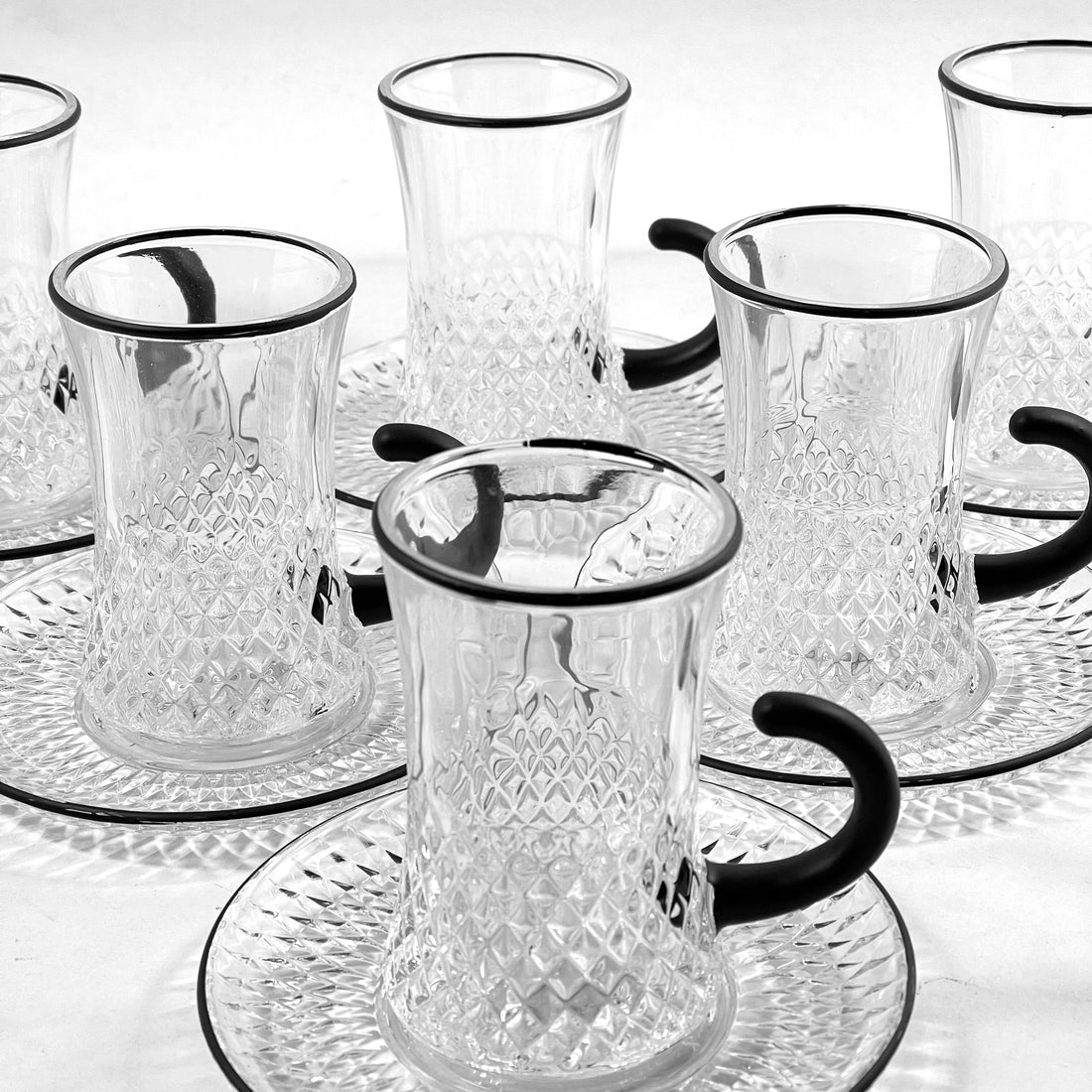 KANZ Istikan – Lattice Cut with Noir Handle (6 pcs)