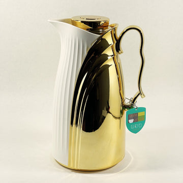 Kanz – Royal Arch Flask (White & Gold, 1L)