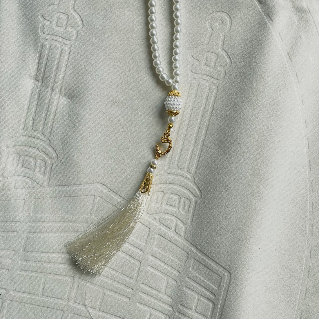 KANZ Velvet Gift Prayer Set – Embossed Kaaba & Masjid Collection