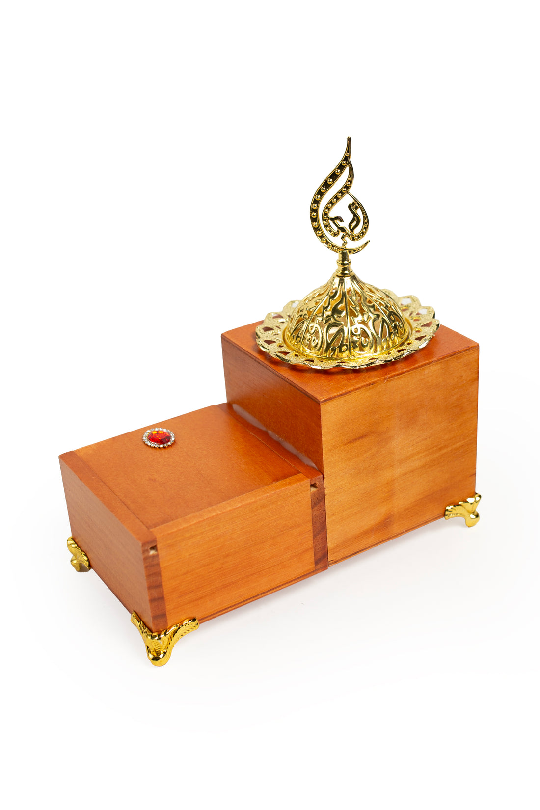 Amberwood Bakhoor Box Burner – Dual Chamber Edition